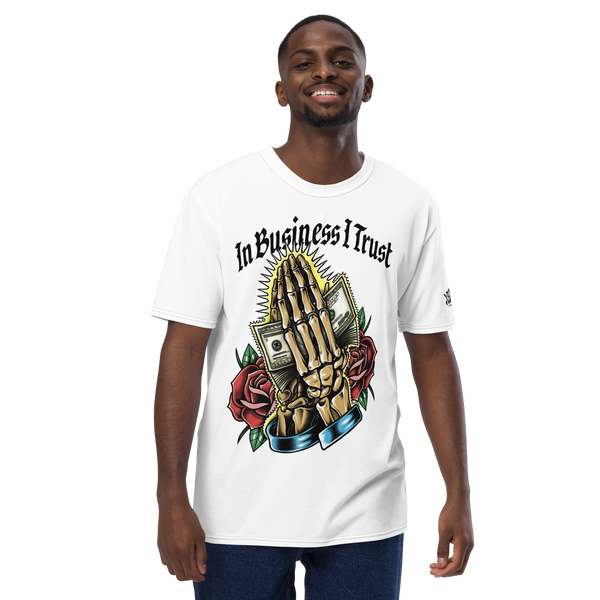 BBM In Business I Trust T-Shirt White- Motivational Apparel