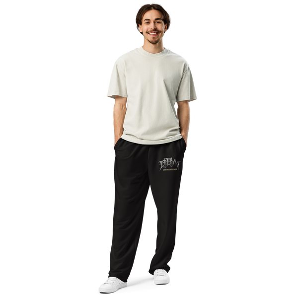 BBM Big Business Men Logo Wide-Leg Joggers Black - Motivational Apparel