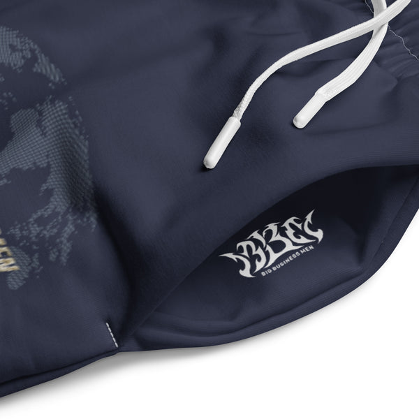 BBM Worldwide Wide-Leg Joggers Navy - Motivational Apparel