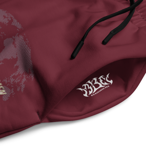 BBM Worldwide Wide-Leg Joggers Maroon - Motivational Apparel