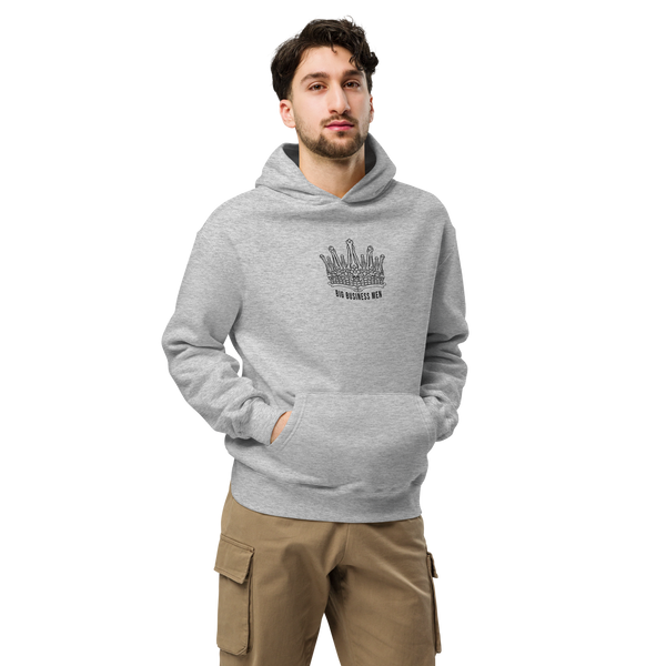 BBM Trust Business Bet On Yourself Bone Jeweled Crown Oversized Hoodie - Motivational Apparel