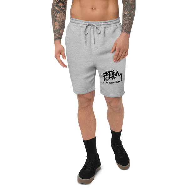 BBM Logo Fleece Shorts Heather Grey - Motivational Apparel