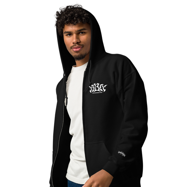 BBM Big Business Men Skull Zip Hoodie - Motivational Apparel