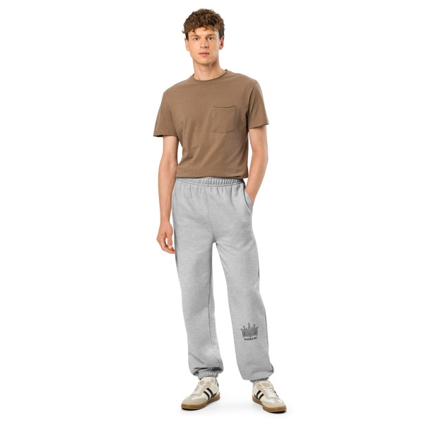 BBM Bone Crown Big Business Men Athletic Heather Gray Sweatpants - Motivational Apparel