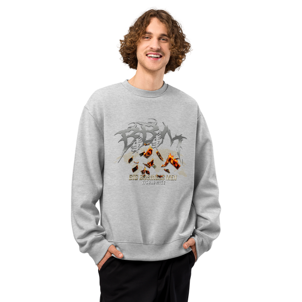 BBM Worldwide Burning Empire Oversized Heavyweight Sweatshirt - Motivational Apparel