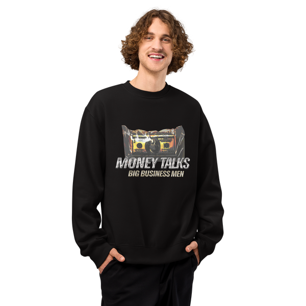 BBM Money Talks Oversized Heavyweight Sweatshirt - Motivational Apparel